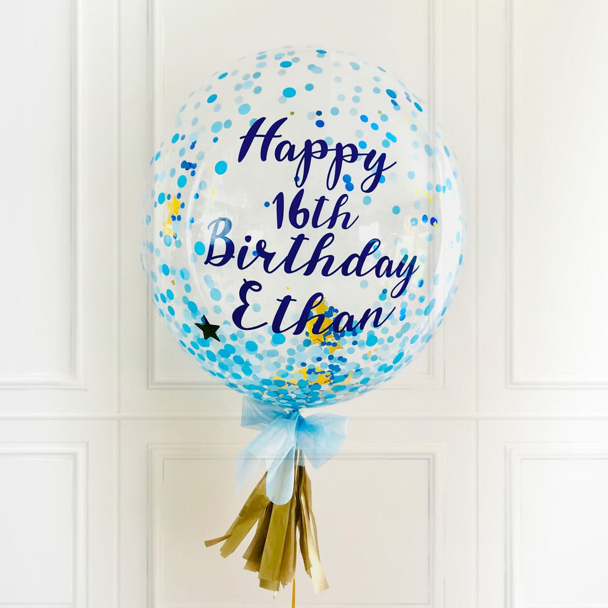 Personalised Confetti Bubble Balloon | Artyloon